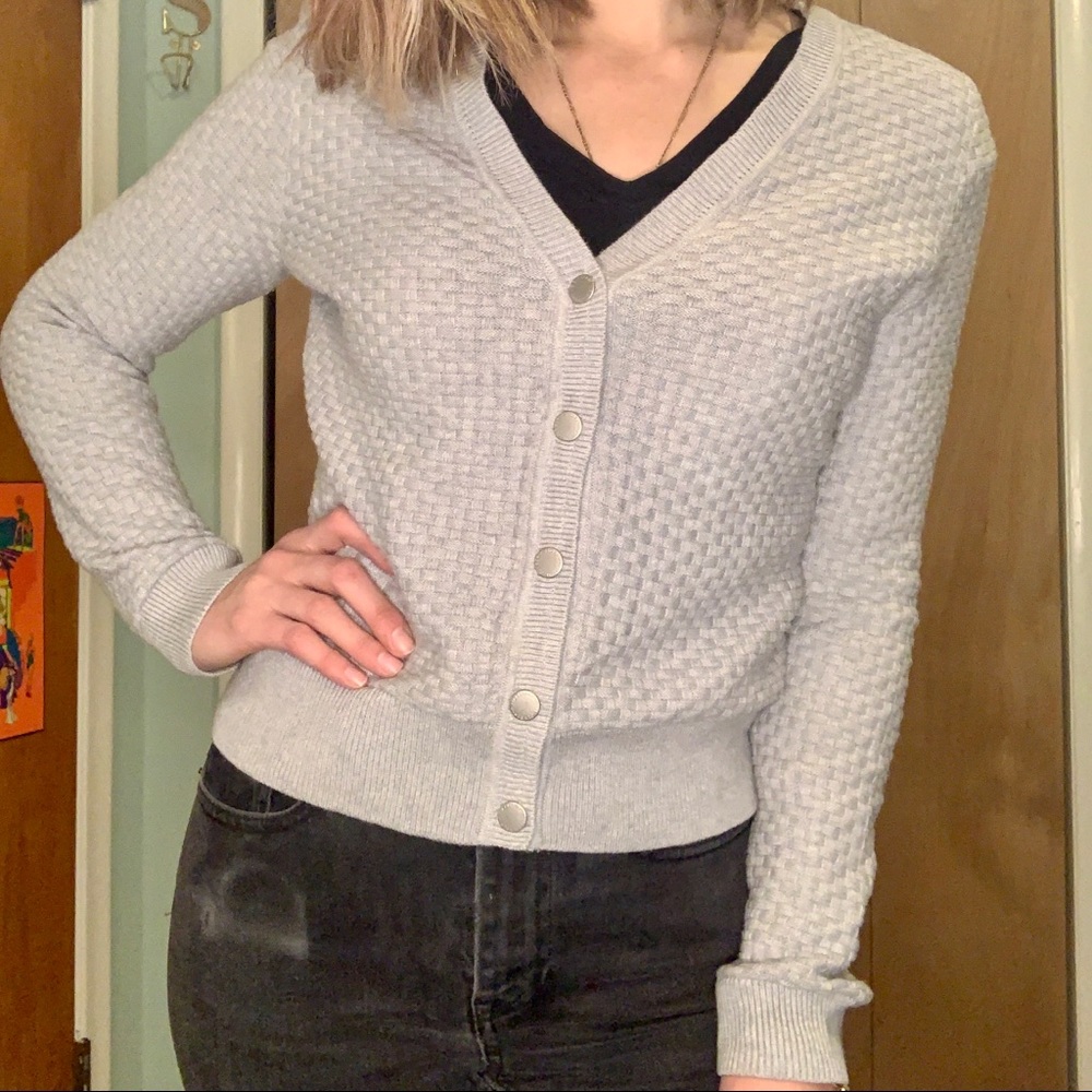 Liz Claiborne Textured Cardigan
